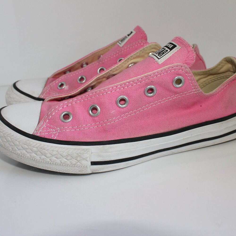 Converse Kids Chuck Taylor All Star Sneaker Shoe Youth Girls Pink Size 3 - Picture 2 of 13